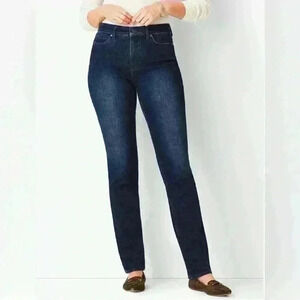 TALBOTS flawless high waisted straight leg👖jeans
